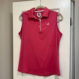 FootJoy Women’s Collared Golf Sleeveless Top- size L